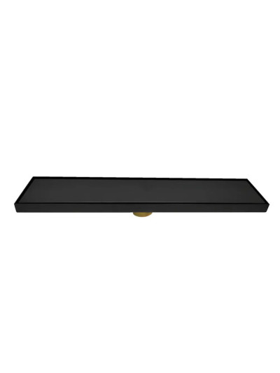 REJILLA DE PISO INVISIBLE DE 60CMS NEGRA