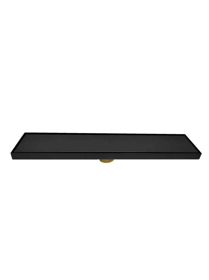 REJILLA DE PISO INVISIBLE DE 60CMS NEGRA