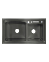 LAVAPLATOS DOBLE 82X45 NEGRO