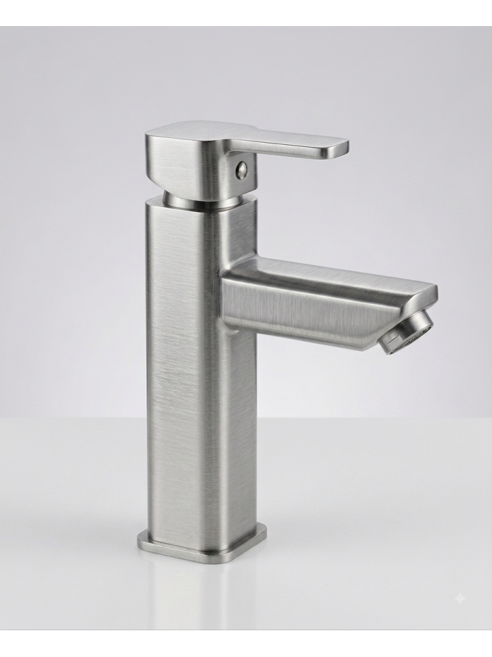 GRIFERIA GW MP013 BAJA CUADRADA ACERO INOX