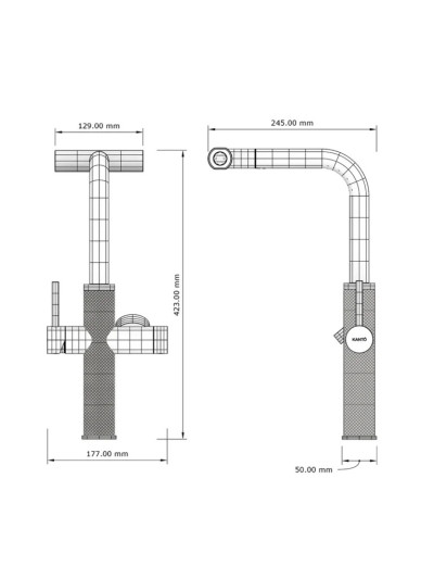 GRIFERIA HAMMER MONOCONTROL GUN GREY