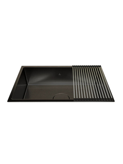 LAVAPLATOS TARO 80 X 45 ACERO 304 NANO BLACK
