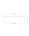 LAVAPLATOS TARO 80 X 45 ACERO 304 NANO BLACK