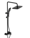 COLUMAN DUCHA TORMES NEGRO MATE