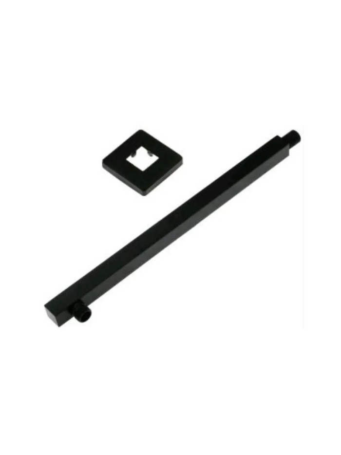 EXTENSION DUCHA CUADRADA NEGRA DE 1/2 DE 40 CM ST40N