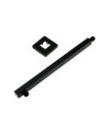 EXTENSION DUCHA CUADRADA NEGRA DE 1/2 DE 40 CM ST40N