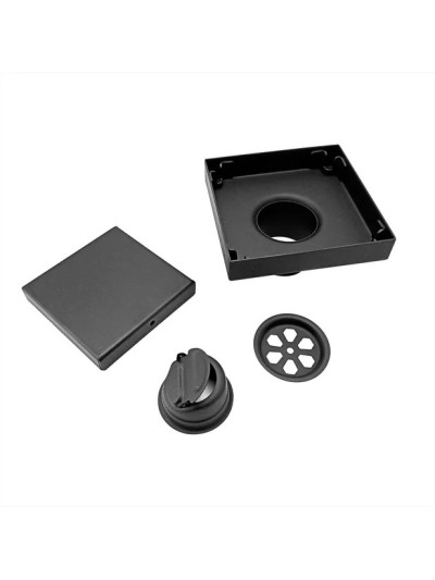 REJILLA INVISIBLE NEGRA 10 X 10 CM JR-RP10X10N