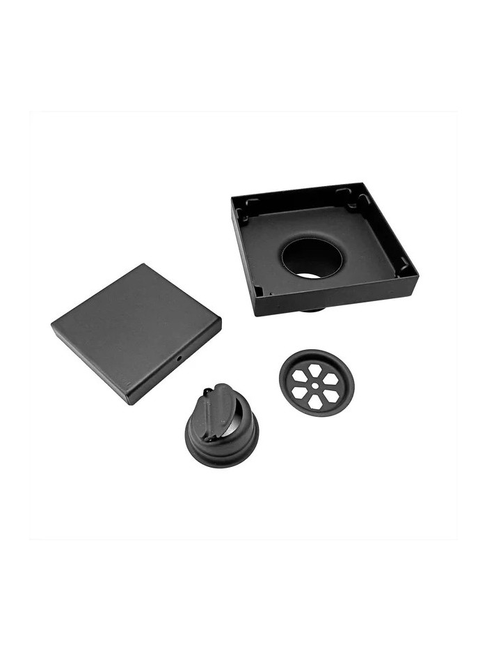 REJILLA INVISIBLE NEGRA 10 X 10 CM JR-RP10X10N