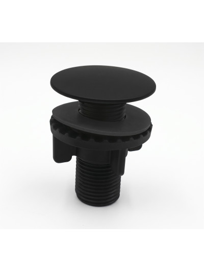 TAPON DECORATIVO NEGRO MATE X 2