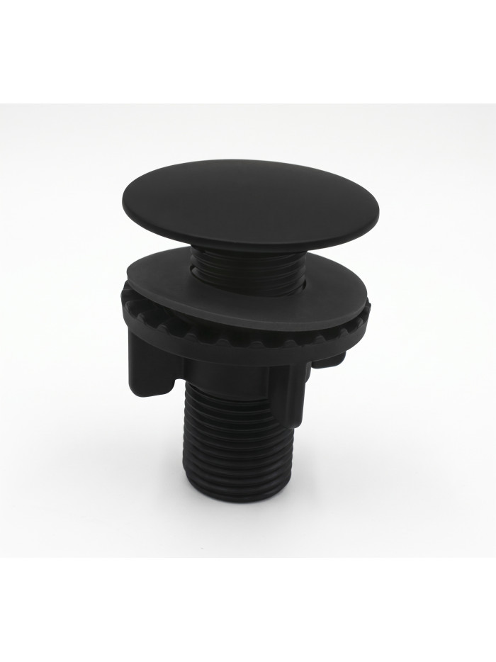 TAPON DECORATIVO NEGRO MATE X 2