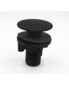 TAPON DECORATIVO NEGRO MATE X 2