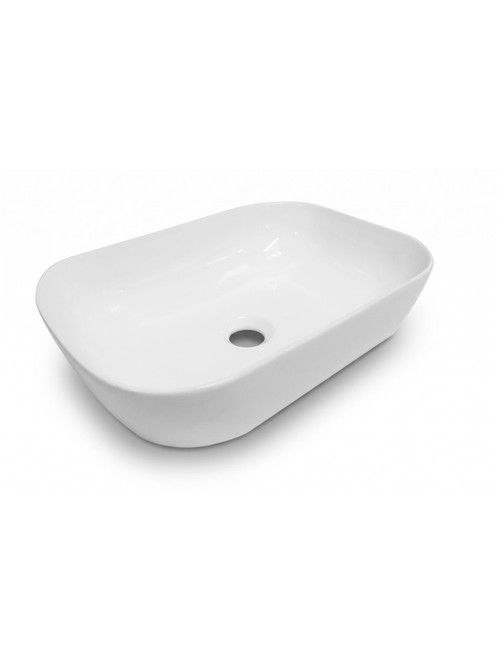 LAVAMANOS DE SOBREPONER RECTANGULARBLANCO