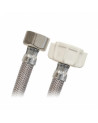 COFLEX ACERO SANITARIO 1/2 FIP X 7/8 FIP X 40CM