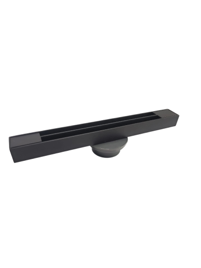 REJILLA DE SUELO 30 CM NEGRA CUADRADA