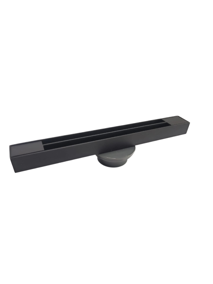 REJILLA DE SUELO 30 CM NEGRA CUADRADA