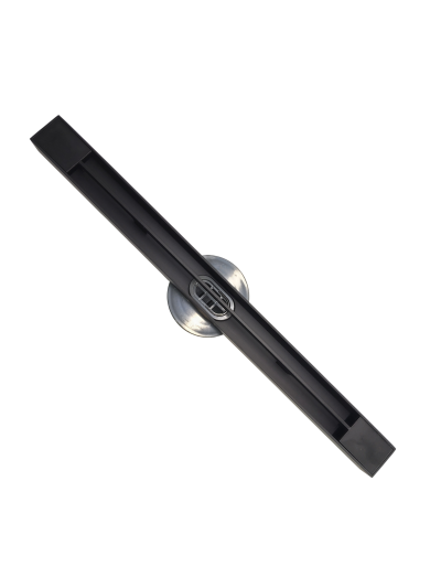 REJILLA DE SUELO 40 CM NEGRA CUADRADA