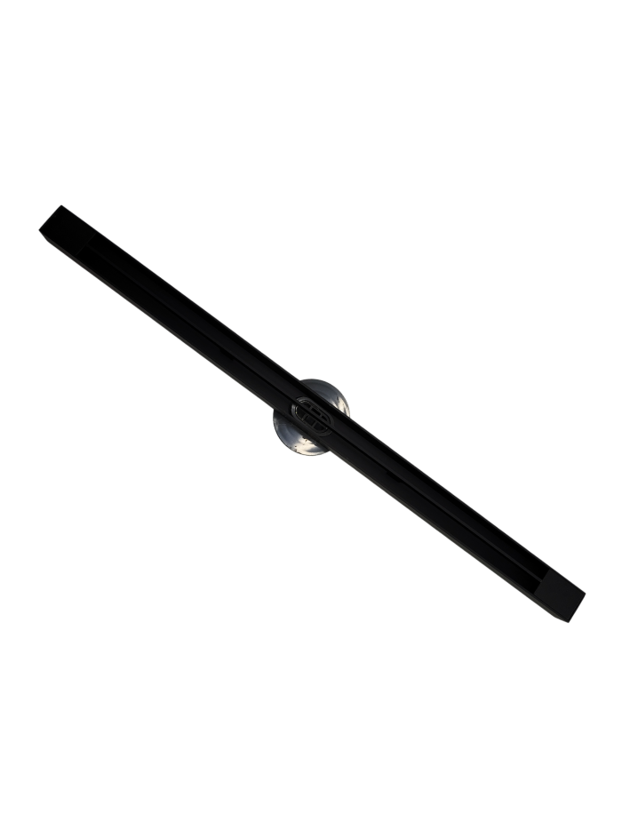 REJILLA DE SUELO 60 CM NEGRA CUADRADA