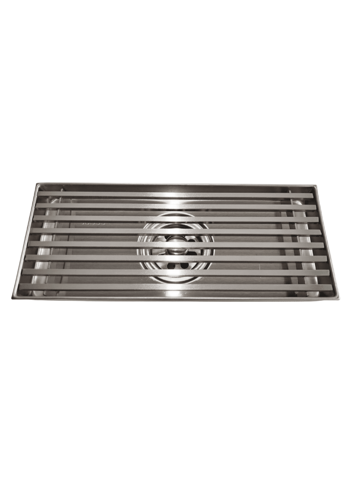 REJILLA DE PISO 20 CM SATINADA CUADRADA