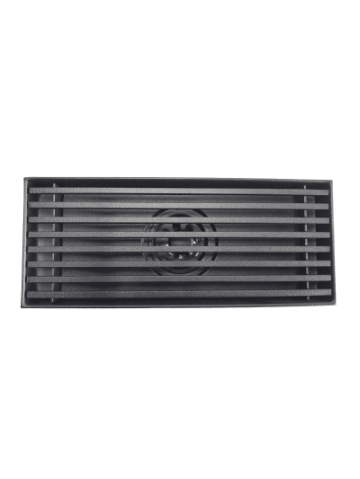 REJILLA DE SUELO 20 CM NEGRACUADRADA