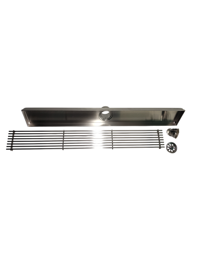 REJILLA DE SUELO 60 CM SATINADA CUADRADA