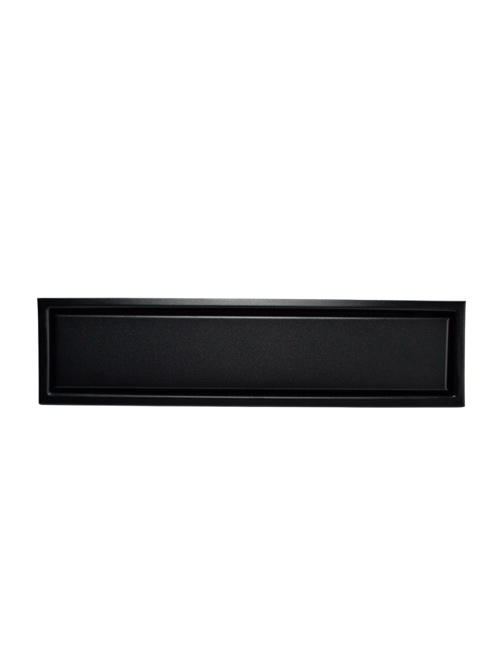 REJULLA INVISIBLE NEGRA 40X10
