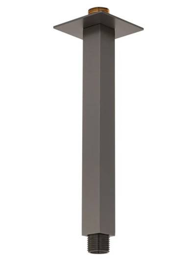 BRAZO DE TECHO DE 20CMS GUN METAL GRAFITO