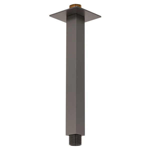 BRAZO DE TECHO DE 20CMS GUN METAL GRAFITO