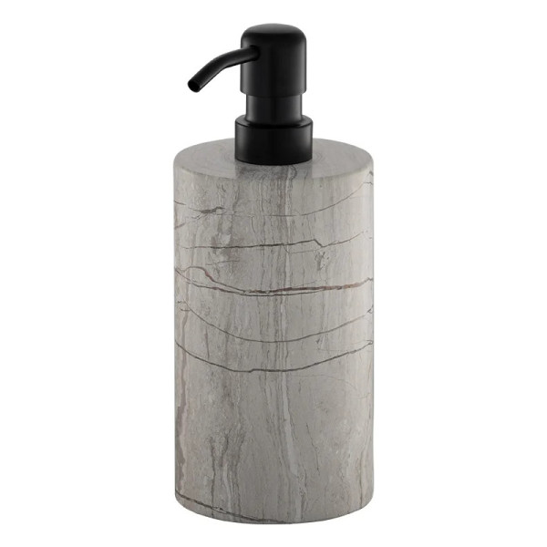 DISPENSADOR DE SOBREPONER PIEDRA NATURAL BLANCO - NEGRO MATE