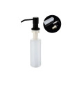 DISPENSADOR JABON MESA TAPA NEGRO