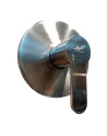 MEZCLADOR REDONDO BRUSHED NICKEL