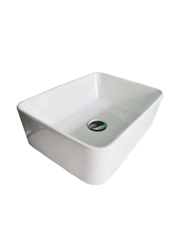 LAVAMANOS CERAMICA SOBREPONER 40X30X13cms