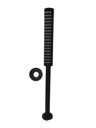 DUCHA TUBO 48CM REDONDA NEGRA