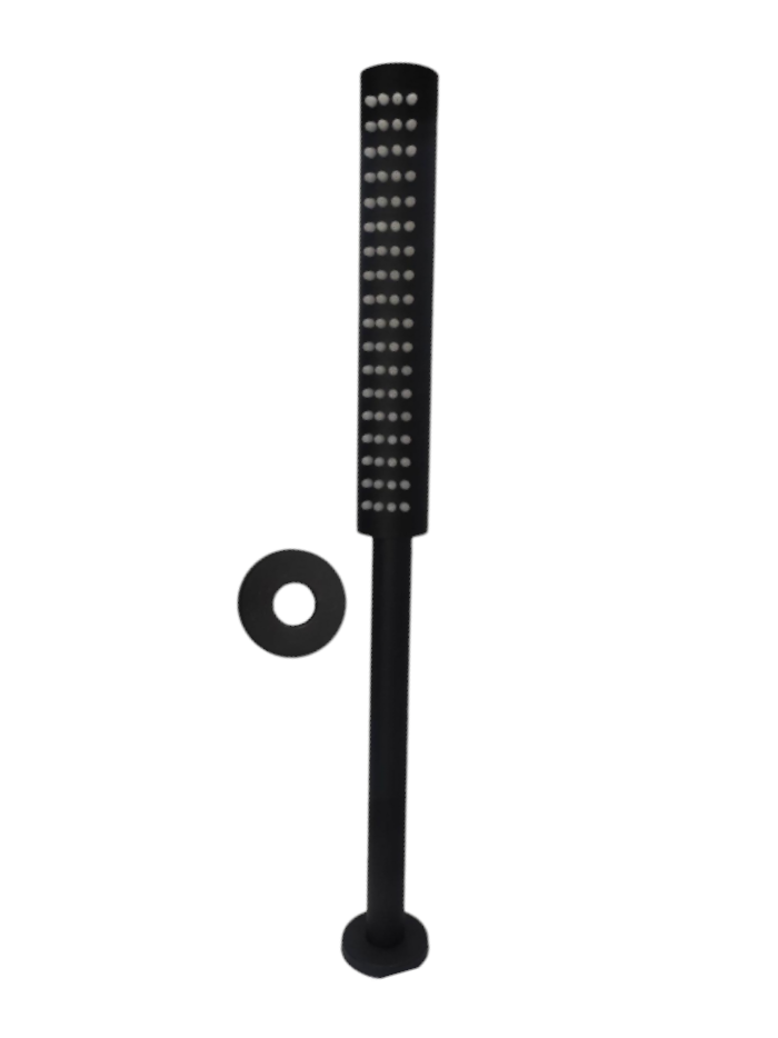 DUCHA TUBO 48CM REDONDA NEGRA