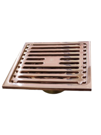 REJILLA DE PISO 10x10 CM ORO ROSA