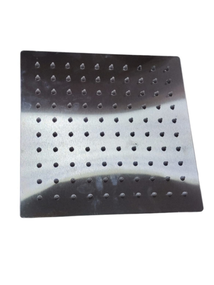 REGADERA CUADRADA 20CM ACERO