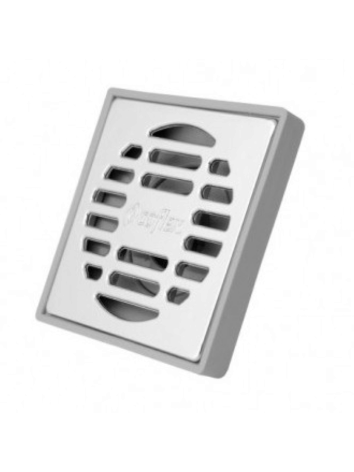 COLADERA CUADRADA ABS CON REJILLA CROMADA ABS