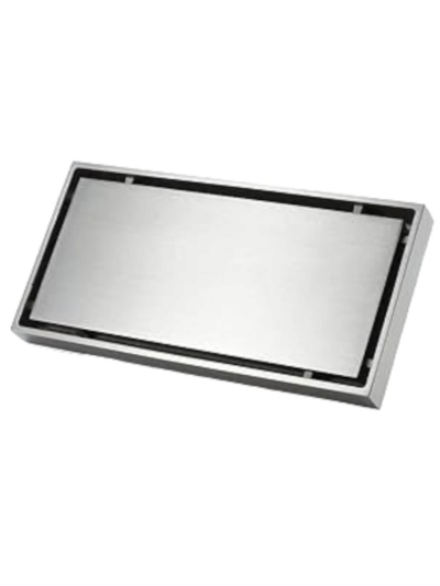 REGILLA DE PISO INVISIBLE 20 CM BRUSHED NICKEL