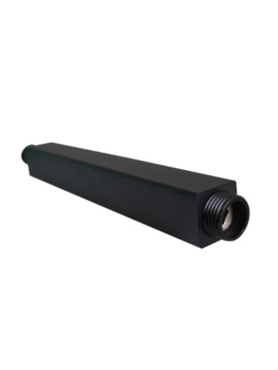 TUBO A TECHO DE 20 CM NEGRO