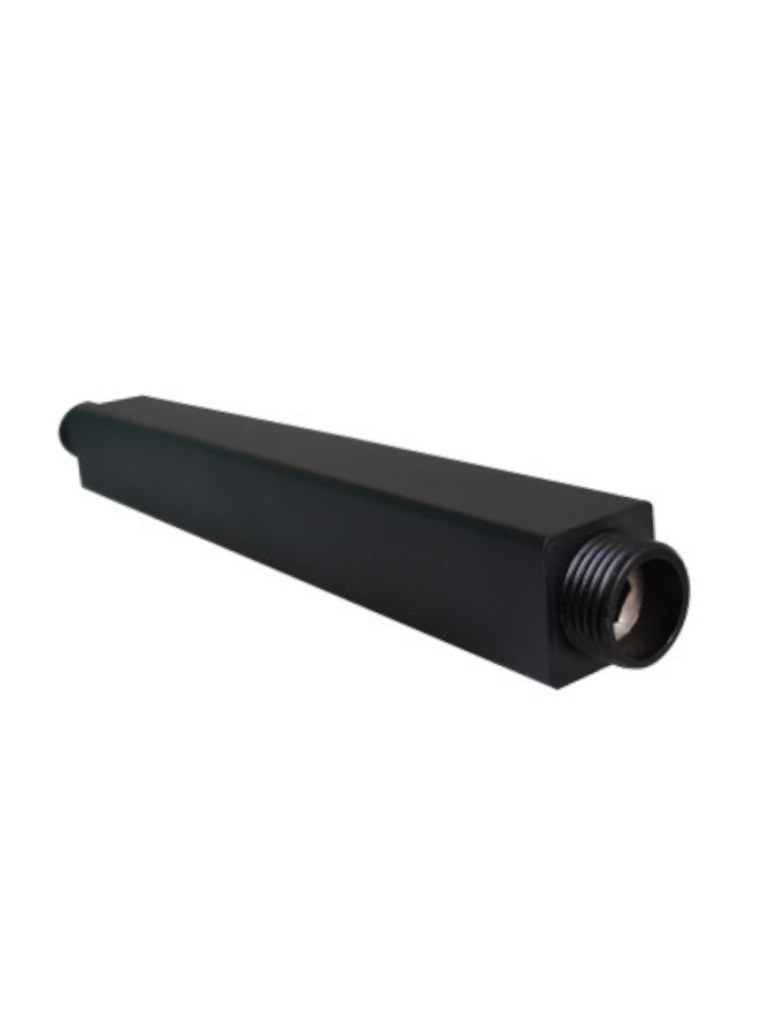 TUBO A TECHO DE 20 CM NEGRO