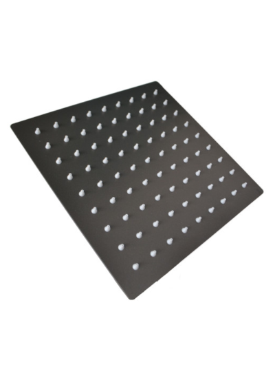 DUCHA 25CMS CUADRADA NEGRA
