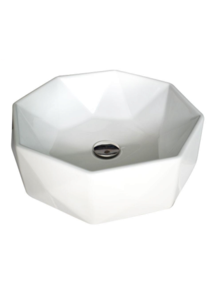 LAVAMANOS PORCELANA 40X40X14cms