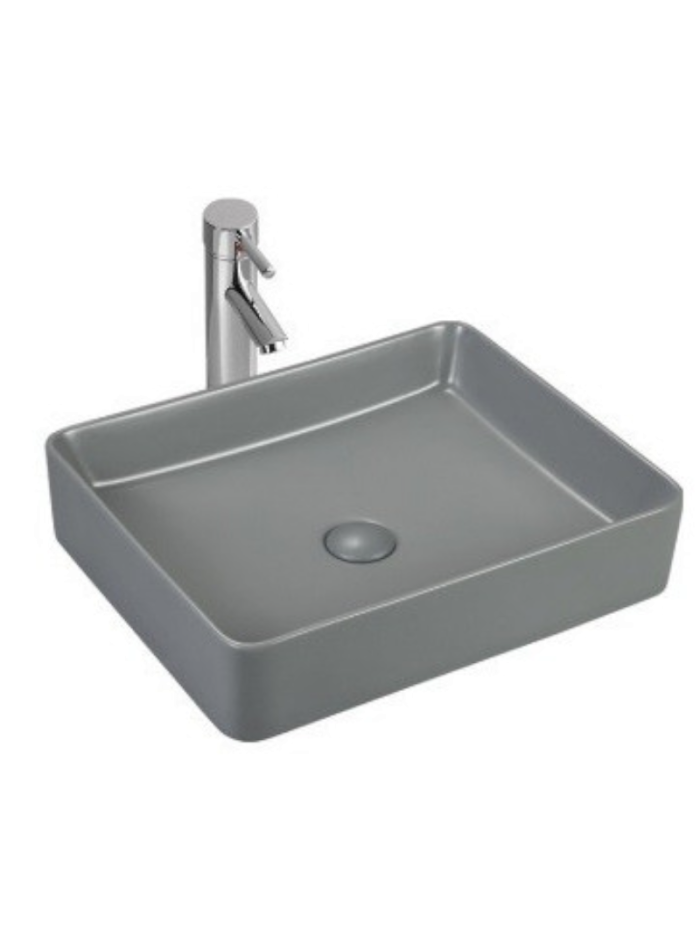 LAVA SOBREP GRIS MATE DE 50X40X11,5CMS