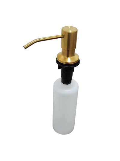 DISPENSADOR JABON LIQUIDO PARA COCINA BRUSHED GOLD