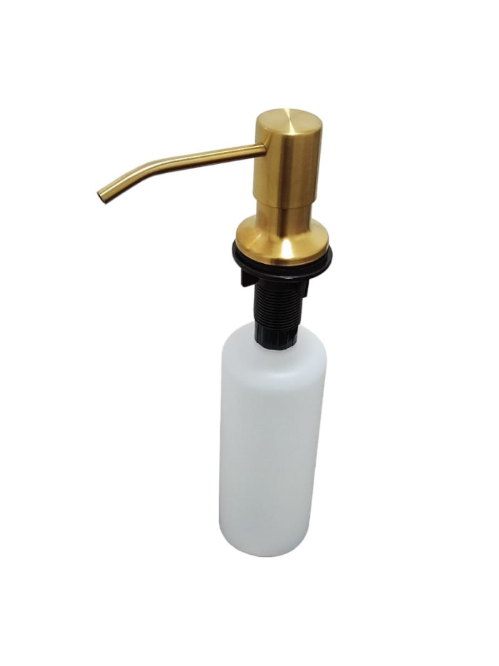DISPENSADOR JABON LIQUIDO PARA COCINA BRUSHED GOLD