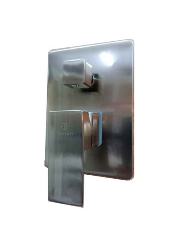 MEZCLADOR DUCHA CON SALIDA BRUSHED NICKEL
