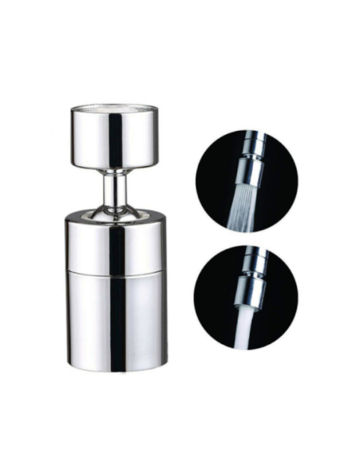 AIREADOR DOBLE FUNCION LARGO CROMO