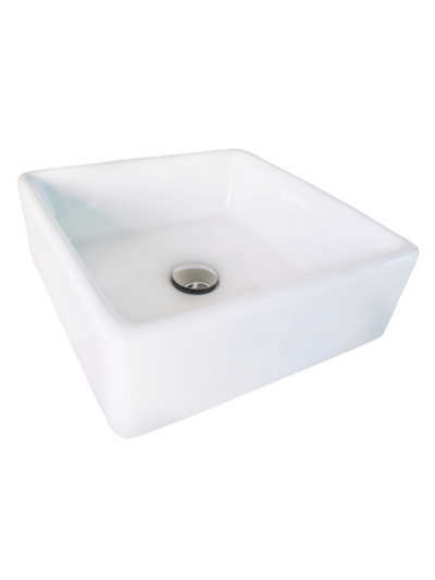 LAVAMANOS PORCELANA 37X37X14cms