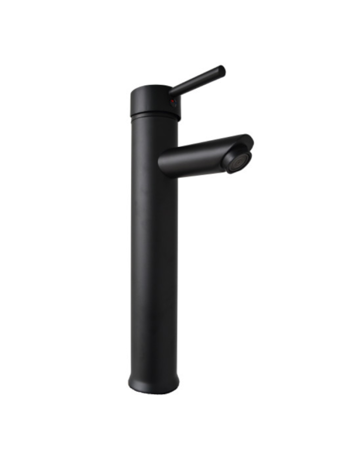 LLAVE MONOCONTROL TUBULAR ALTA NEGRA