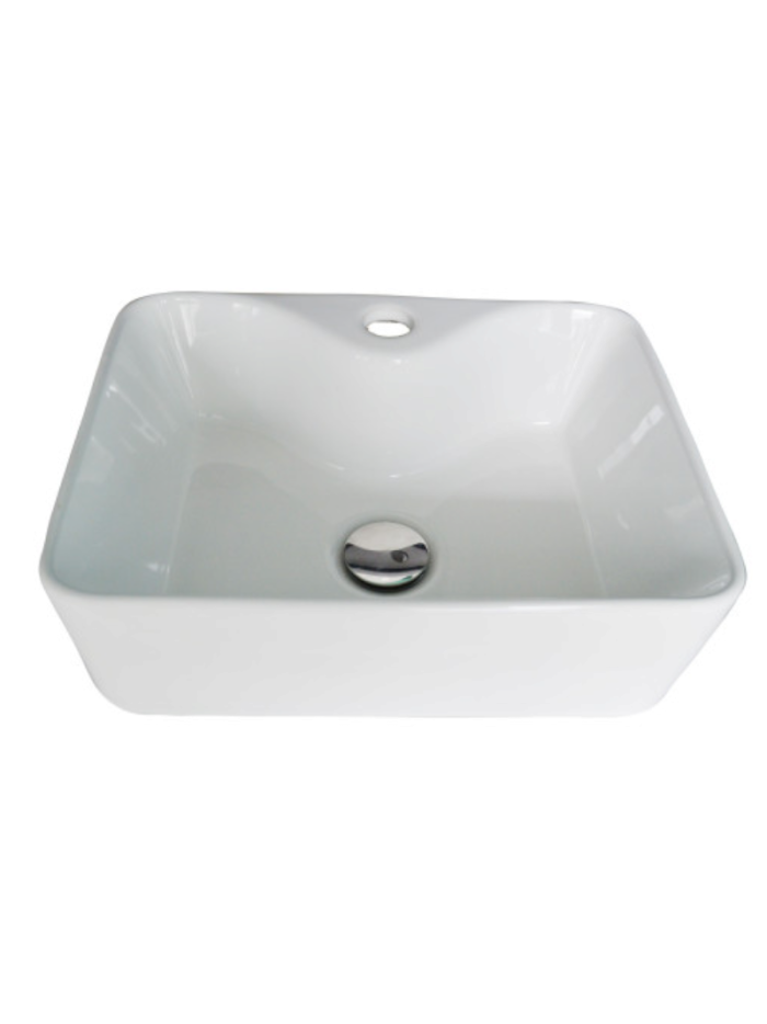 LAVAMANOS CERAMICA SOBREPONER 31X41X14 cms