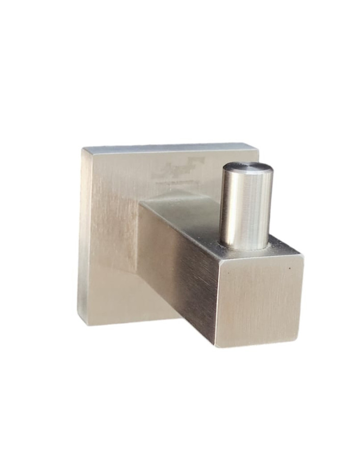 PERCHERO CUADRADO ACERO INOX.
